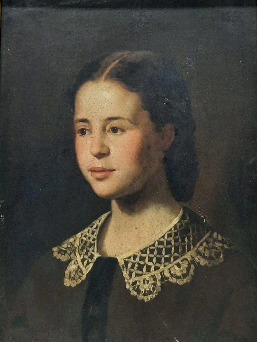 Sguardo di un'adolescente